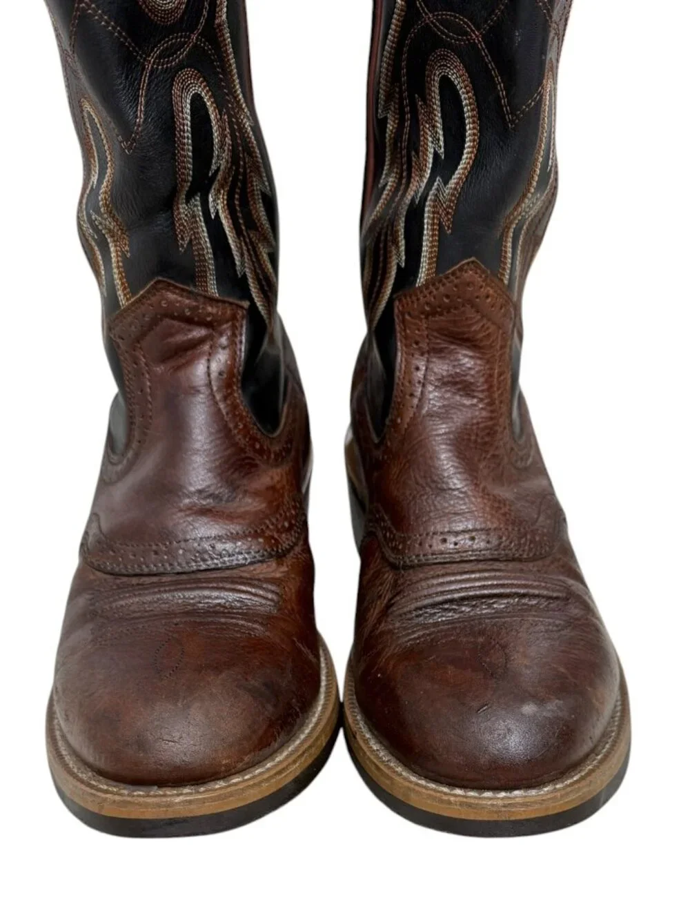 Ariat Heritage Stockyard Leather Western Cowboy Boot men's 11 D - Picture 3 of 16